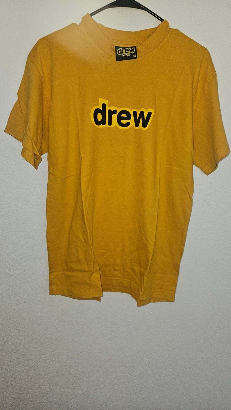 Drew House Secret SS Tee in Golden Yellow